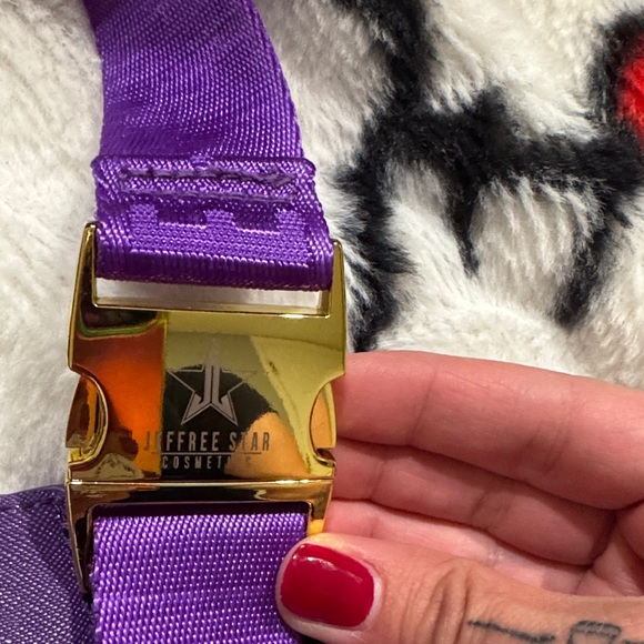 Jeffree Star Purple Crossbody Bag with Star Accent - Picture 5 of 7